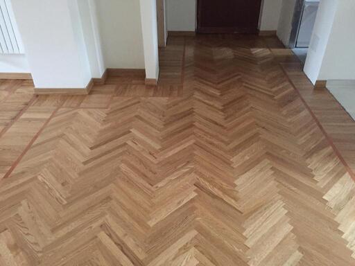 esempio di parquet a spina italiana